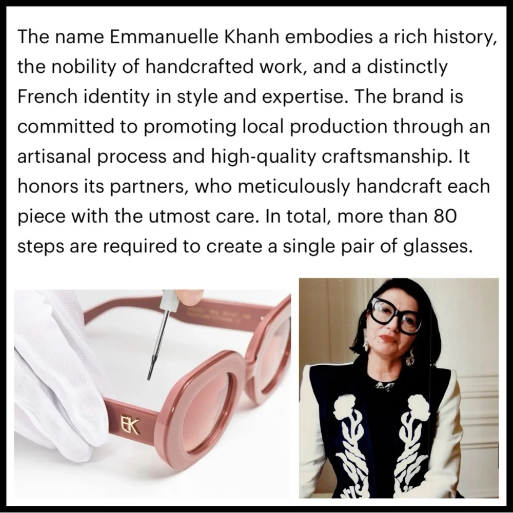 Fab Vintage Emmanuelle Khanh Paris‎ Sunglasses , Mod SPORT OPTIQUE 14670, France